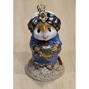 Wee Forest Folk M-121a Wise Man with a Turban Retired Signed AP, No WFF Box 1985